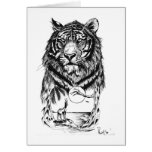 Tattoo Tiger Art cards