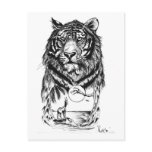 Tattoo Tiger postcards