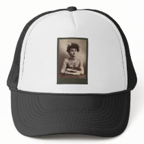 Tattooed American Woman Trucker Hat