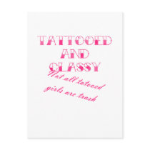 Tattooed And Classy Post Cards