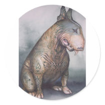 Tattooed bully stickers