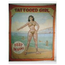 Tattooed Girl Personalized Flyer
