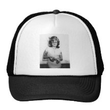 Tattooed Glasses Chick Trucker Hat