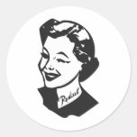 Tattooed Housewife - Radical Round Sticker