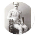 Tattooed Rake Stickers