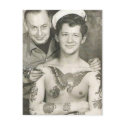 Tattooed Sailor Boy postcards
