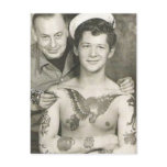Tattooed Sailor Boy postcards