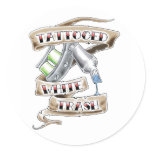 Tattooed White Trash Stickers