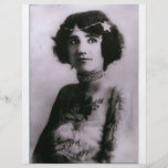 Tattooed woman - 1912 custom flyer