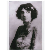 Tattooed woman - 1912 custom flyer