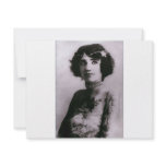 Tattooed woman - 1912 invitations
