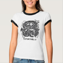 Tattooer Dragon BW t-shirts