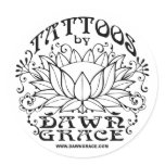 Tattoos by Dawn Grace stickers
