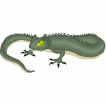 Tatzelwurm Cutout Magnet/Sculpture Acrylic Cut Out