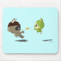 Taucoo Vs Bunirot fencing cartoon mousepad