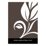 Taupe beige Leaf Salon Spa Gift Card Certificate Business Card Templates