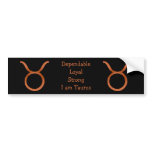 Taurus Bumper Sticker bumper stickers