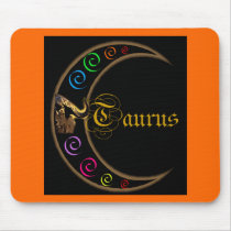 Taurus Celestrial Moon Mousepads
