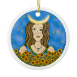 Taurus Chick Art ornaments