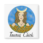 Taurus Chick Square magnets