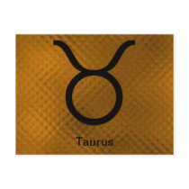 Taurus Glyph Post Cards