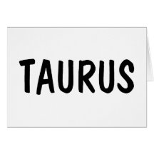 Taurus Greeting Card