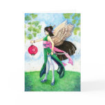 Taurus Greeting Card, Zodiac Geisha Maiko Samurai