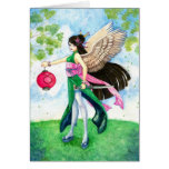 Taurus Greeting Card, Zodiac Geisha Maiko Samurai