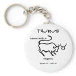 Taurus Personalised keychains