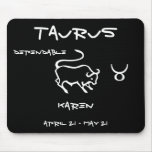 Taurus Personalised mousepads