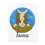 Taurus postcards