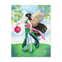Taurus Postcard, Geisha Zodiac Fine Art Print