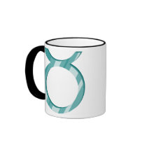 Taurus symbol mugs