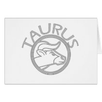 Taurus the Bull Greeting Card