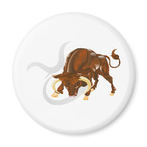 Taurus the bull star or birth sign. magnets