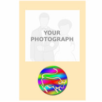 Taurus The Bull Zodiac Rainbow Colour Photo Frame