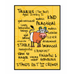 taurus wordcloud shirt