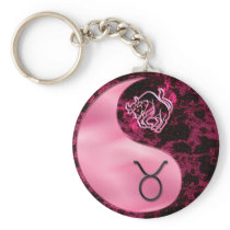 Taurus Yin Yand Key Chain