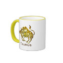 Taurus Zodiac Coffee Cup mugs