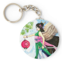 Taurus Zodiac Geisha Keychain