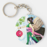 Taurus Zodiac Geisha Keychain