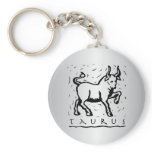 Taurus Zodiac Keychain