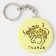 Taurus Zodiac Keychain