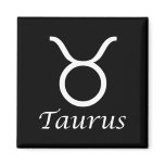 'Taurus' Zodiac Sign magnets