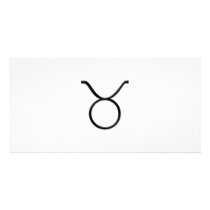 Taurus - Zodiac Sign Customized Photo Card