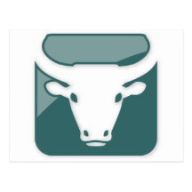 Taurus Zodiac Sign Post Card