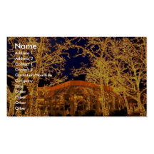 Tavern on the Green, Central Park, New York City, Business Card Template