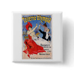 Taverne Olympia Vintage Restaurant Ad Art Buttons