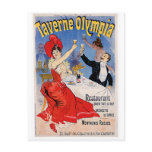 Taverne Olympia Vintage Restaurant Ad Art Postcards