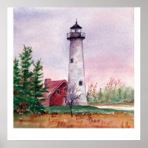 Tawas Point Light Poster
